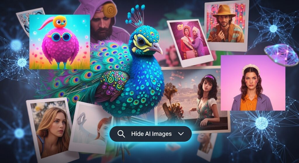 DuckDuckGo Introduces AI Image Filter: Hide AI-Generated Images in Search Results 13 online search environment overwhelmed by AI-generated images - DuckDuckGo AI image filter